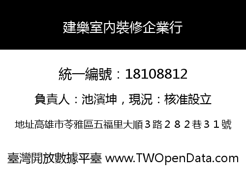 建樂室內裝修企業行