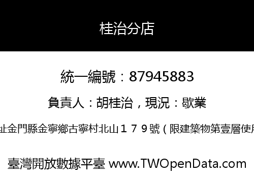 桂治分店