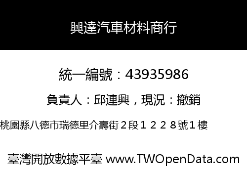 興達汽車材料商行