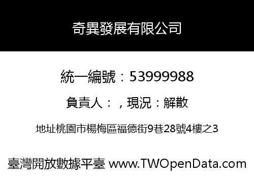 奇異發展有限公司