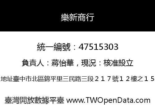 樂新商行