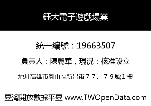 鈺大電子遊戲場業