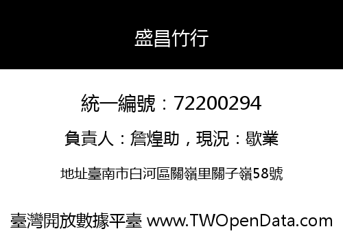 盛昌竹行