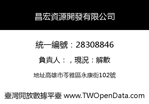 昌宏資源開發有限公司