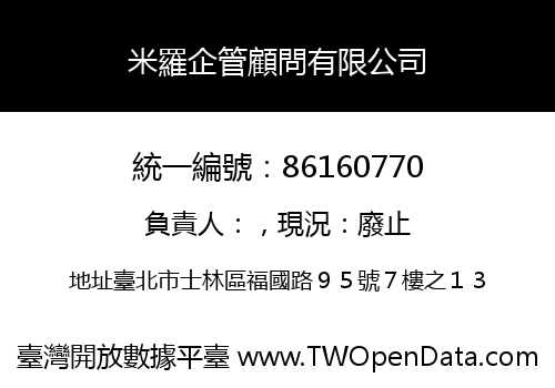 米羅企管顧問有限公司