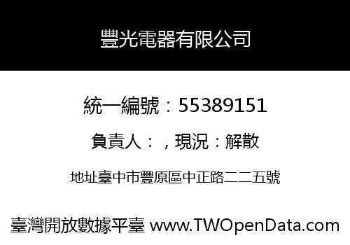 豐光電器有限公司