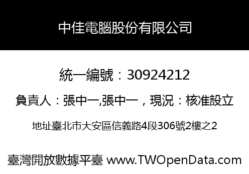 中佳電腦股份有限公司