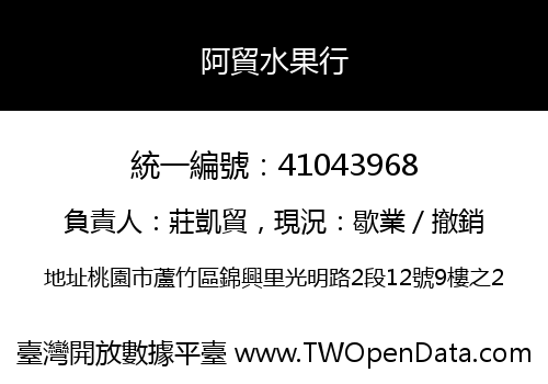 阿貿水果行