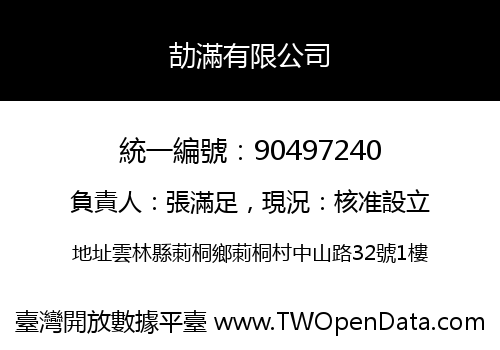 劼滿有限公司