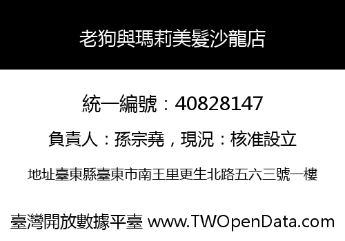 老狗與瑪莉美髮沙龍店
