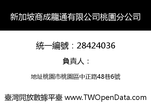 新加坡商成龍通有限公司桃園分公司