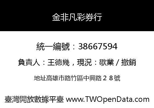 金非凡彩券行