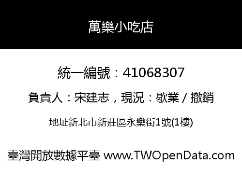 萬樂小吃店