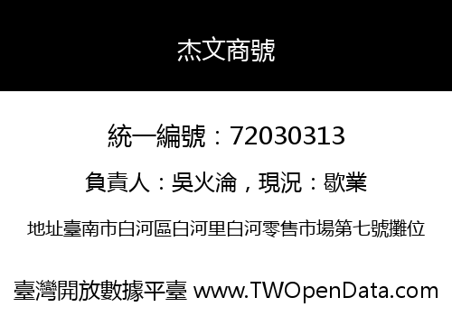 杰文商號
