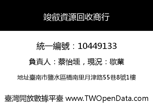 竣叡資源回收商行