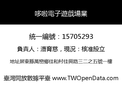 哆啦電子遊戲場業