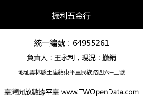 振利五金行