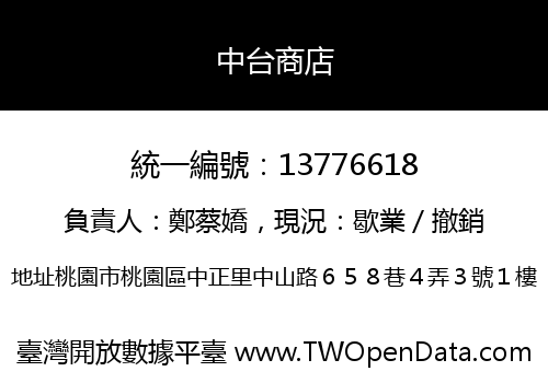 中台商店