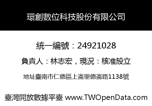 環創數位科技股份有限公司