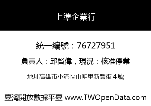 上準企業行