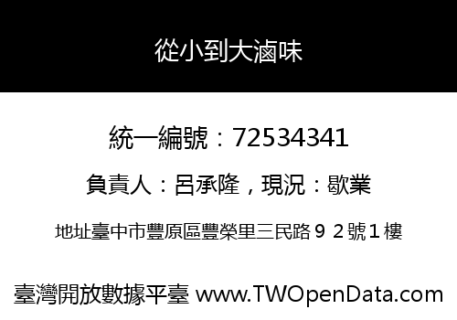 從小到大滷味