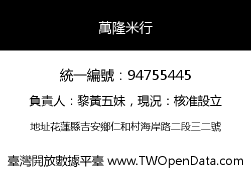 萬隆米行