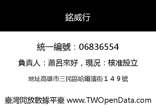 銘威行