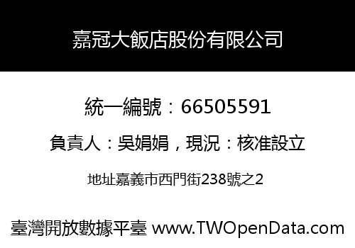 嘉冠大飯店股份有限公司