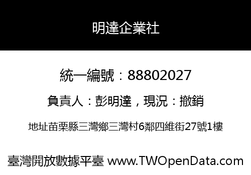 明達企業社