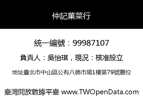 仲記菓菜行