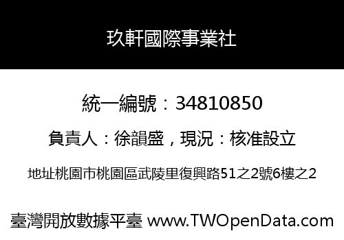 玖軒國際事業社
