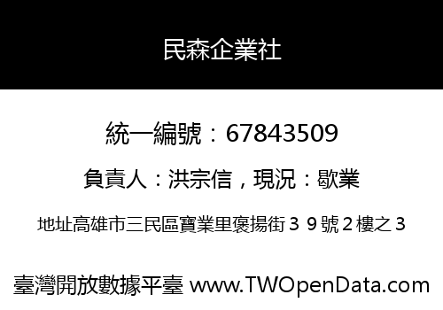 民森企業社