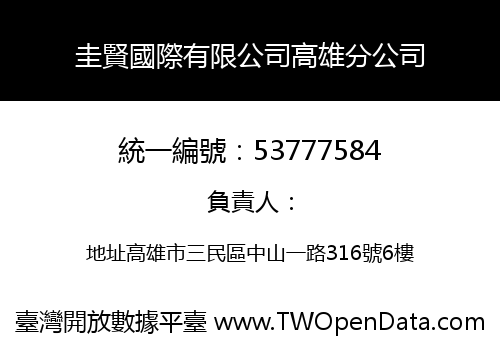 圭賢國際有限公司高雄分公司