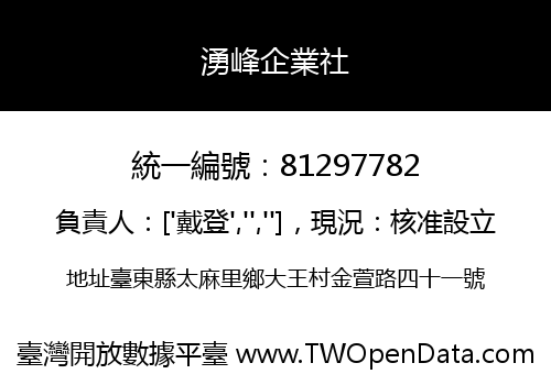湧峰企業社
