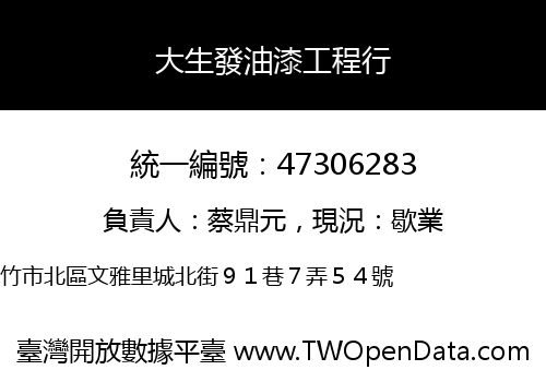 大生發油漆工程行