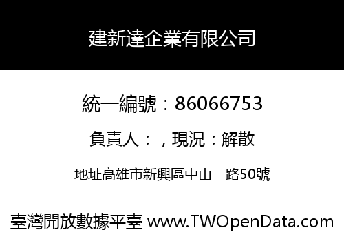 建新達企業有限公司