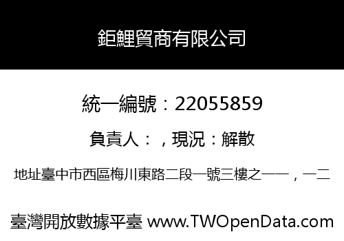 鉅鯉貿商有限公司
