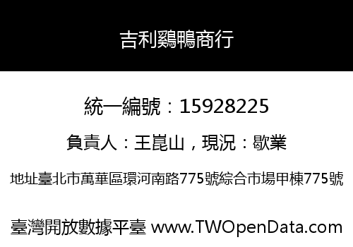 吉利鷄鴨商行