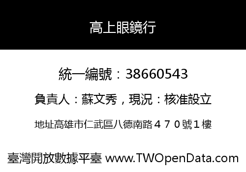 高上眼鏡行