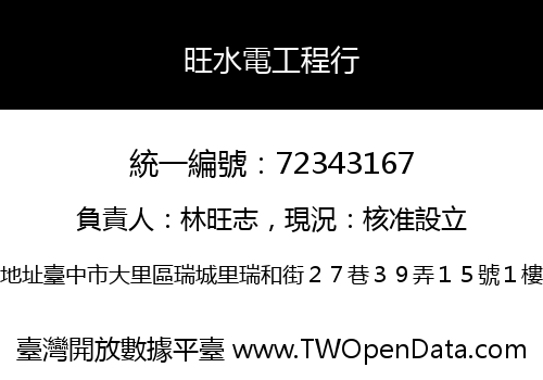 旺水電工程行