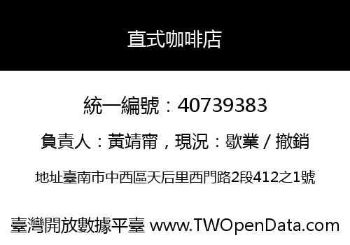 直式咖啡店