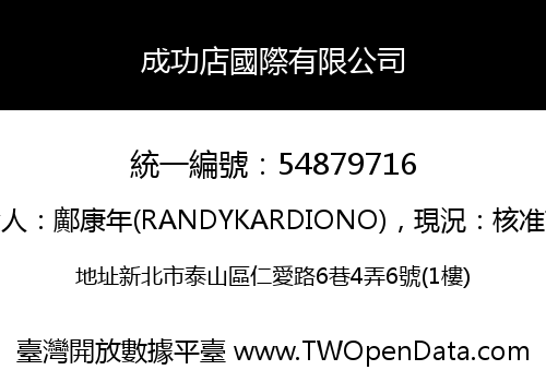 成功店國際有限公司
