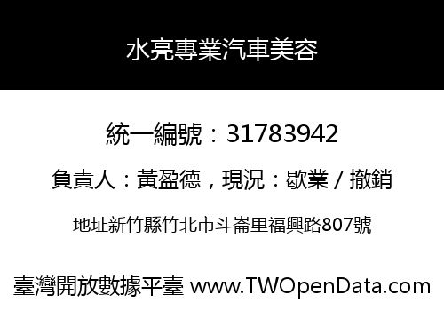 水亮專業汽車美容