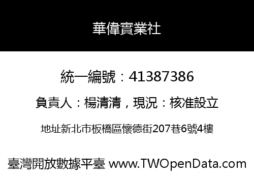 華偉實業社