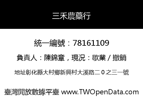 三禾農藥行