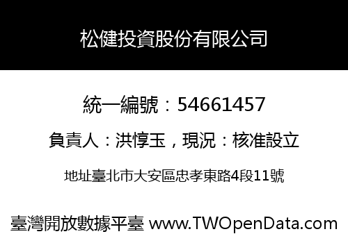 松健投資股份有限公司