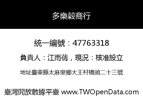 多樂穀商行