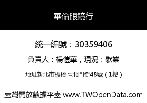 華倫眼鏡行