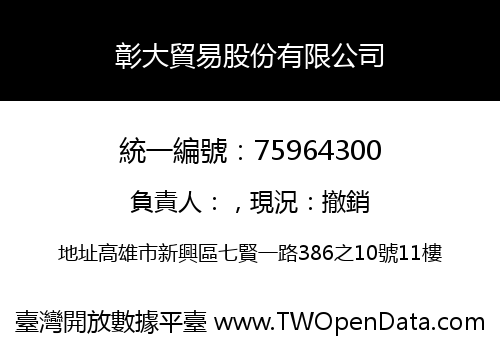 彰大貿易股份有限公司