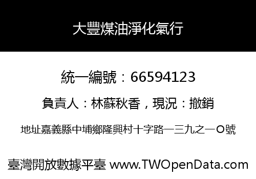 大豐煤油淨化氣行